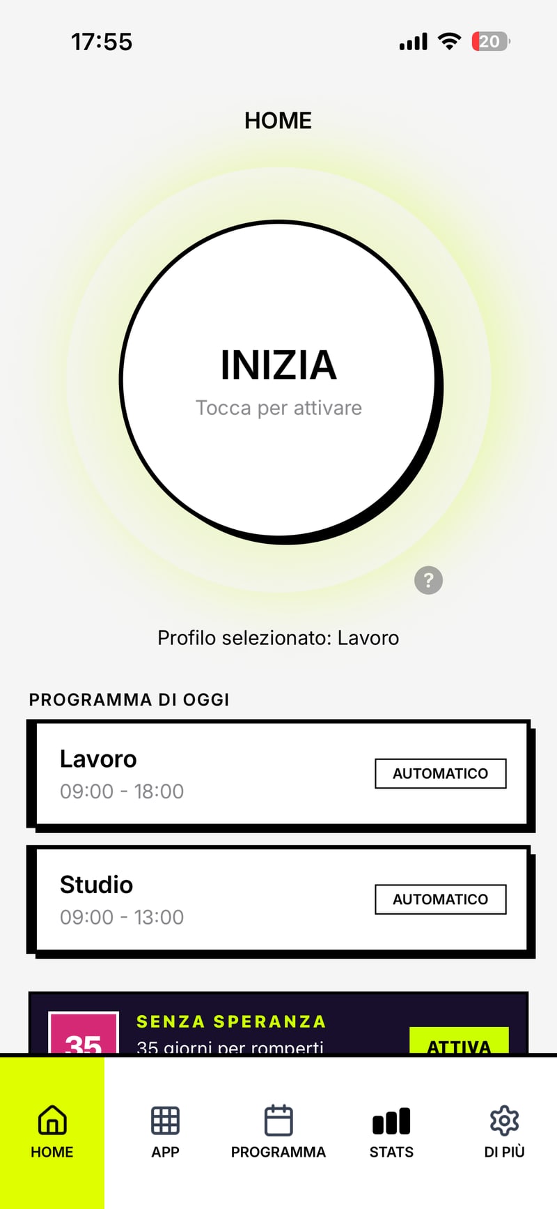 Senza Speranza — Home